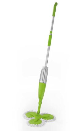 Тройная швабра с распылителем Supretto Зеленая (5252)