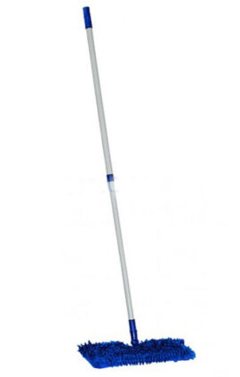 Швабра с двусторонней насадкой Kamille Синяя (KM-0075)