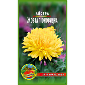 Астра піоноподібна Жовта пакет 0