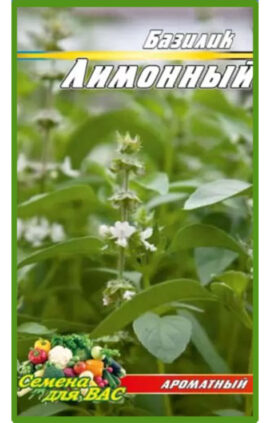 Базилік лимонний пакет 500 насінин
