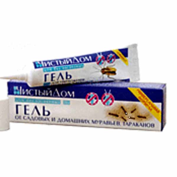 Чистый дом Гель туба от муравьев и тараканов