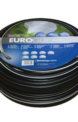 Шланг садовий Tecnotubi Euro Guip Black для поливу діаметр 1 дюйм довжина 50 м (EGB 1 50)