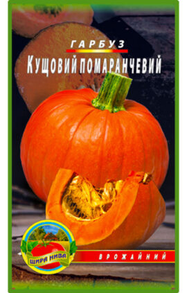 Гарбуз Кущовий памаранчевий пакет 5 грамів