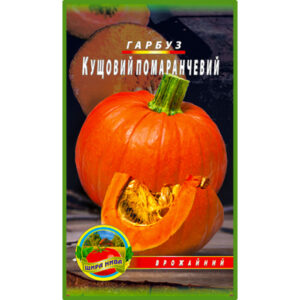 Гарбуз Кущовий памаранчевий пакет 5 грамів