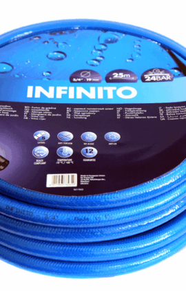 Шланг Tecnotubi Infinito садовий для поливу діаметр 1/2 дюйма довжина 25 м (IN 1/2 25)