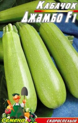 Кабачок Джамбо F1 пакет 30 насінин.