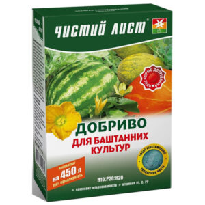 Кристалічне добриво для баштанних культур 300 г Чистий лист
