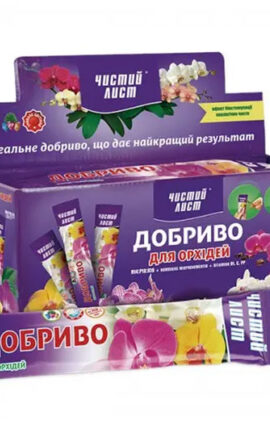 Кристалічне добриво для орхідей 100 г Чистий лист