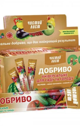 Кристалічне добриво для саду та городу 100 г Чистий лист