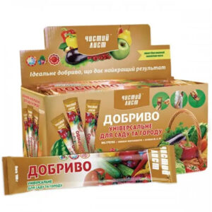 Кристалічне добриво для саду та городу 100 г Чистий лист