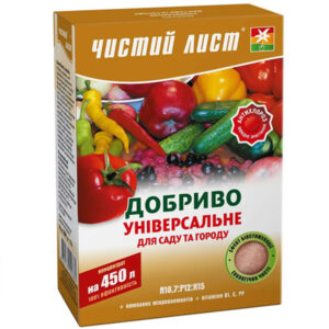 Кристалічне добриво для саду та городу 300 г Чистий лист