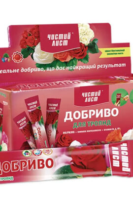 Кристалічне добриво для троянд 100 г Чистий лист