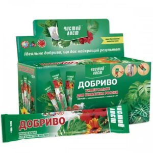 Кристалічний добриво універсальний для кімнатних рослин 100 г Чистий лист