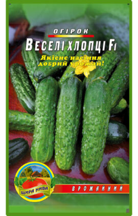 Огірок Веселі хлоп’ята пакет 30 насінин