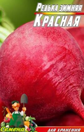Редька красная зимняя пакет 10 грамм семян