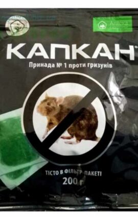 RU-Тісто для мишей отрута Капкан 200 г
